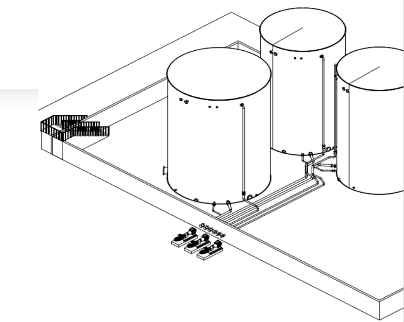 Tank Farm Structure (Diesel Oil Storage)
